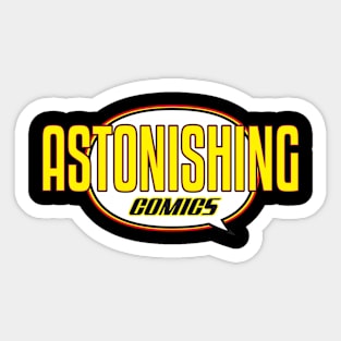 Astonishing Comics Logo! Sticker